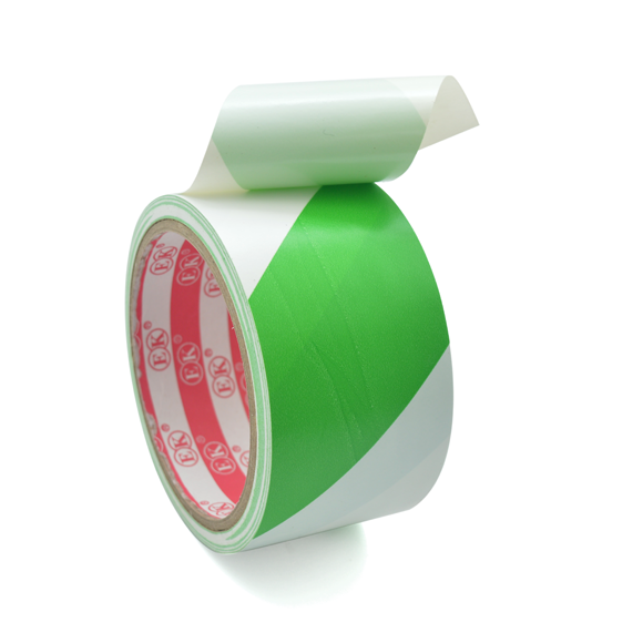 Băng dính cảnh báo màu xanh trắng - D11004