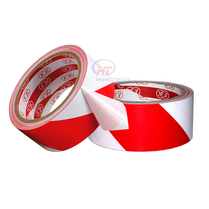 Băng dính cảnh báo màu đỏ trắng - D11009 - Ảnh 2