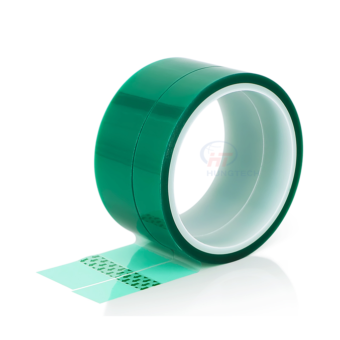 Băng dính PET chịu nhiệt màu xanh lá cây - D17002
