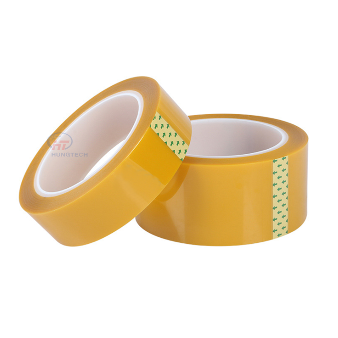 Băng dính PET chịu nhiệt màu vàng - D17005