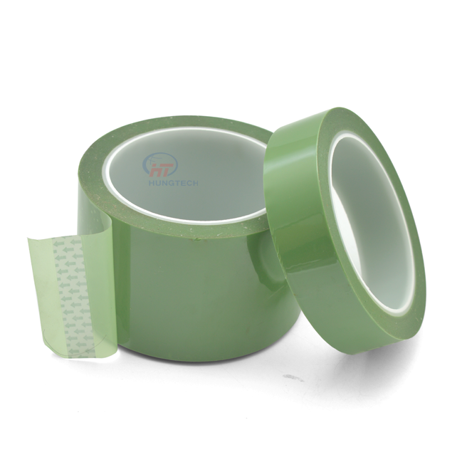 Băng dính chịu nhiệt PET màu xanh lá mạ - D24123 (0.08mm)