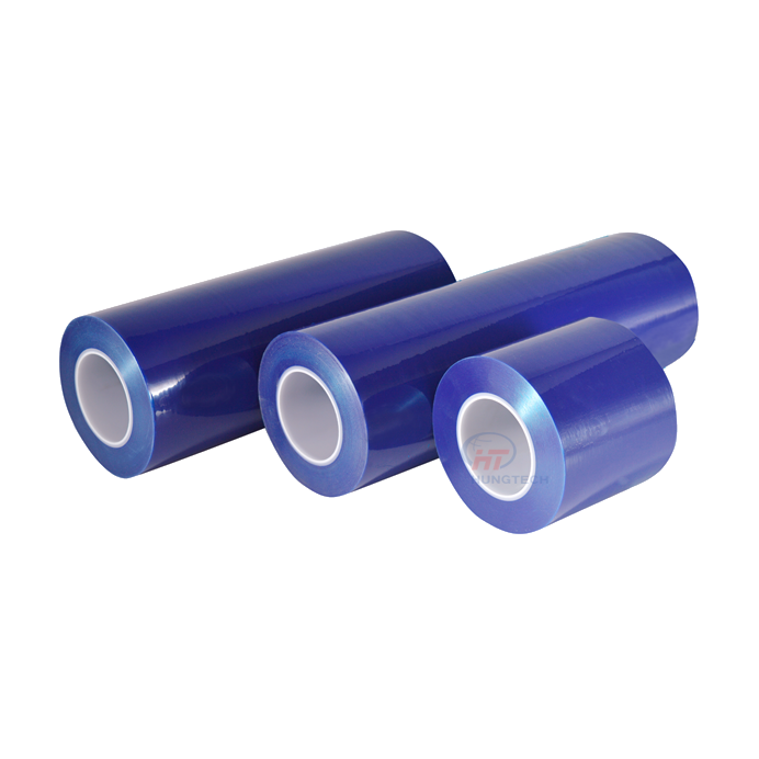 Màng PE dạng trơn màu xanh - P05015AC (dày 0.05mm)