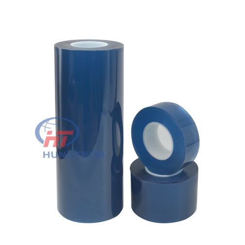 Màng PVC tĩnh điện màu xanh trong suốt - PVC008RBL (dày 0.07mm)